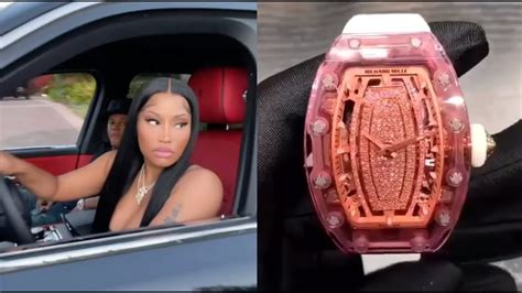 Nicki Minaj Pulls Up In New Rolls Royce With $3.5M Pink .